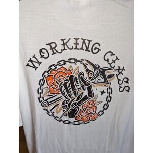 Chicyea Working Class XL T-Shirt White Graphic Back